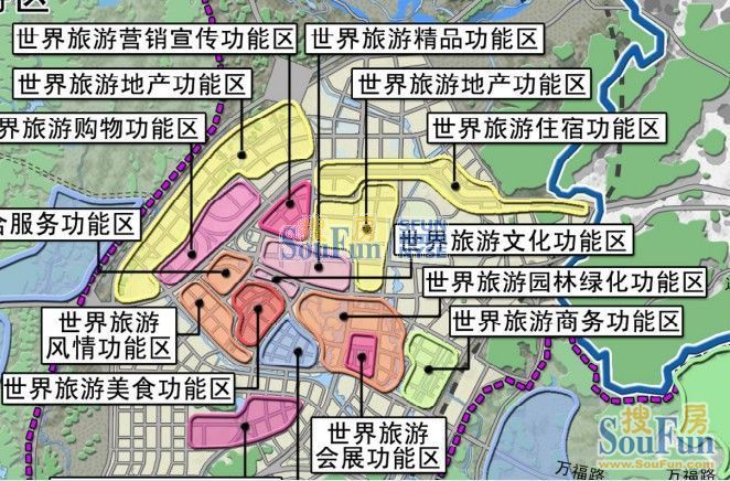 【爆料啦o(∩_∩)o~】来看临桂新区世界旅游城功能区规划图,霸气侧漏