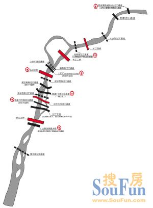 南京长江大桥铁路桥, 上元门过江通道(轨道3号线过江通道), 轨道s5线