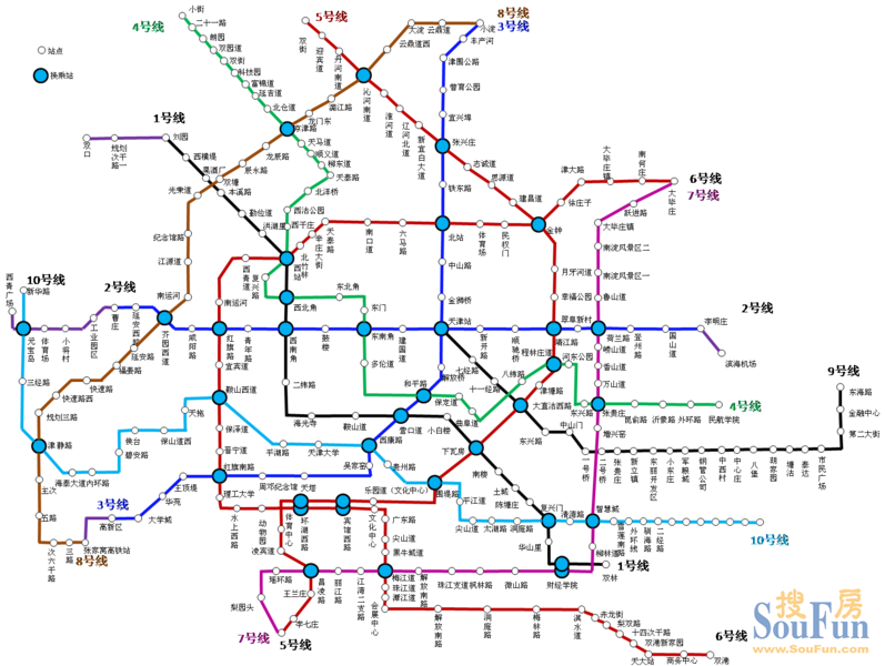 地铁线路图,重点看下4号线吧-华城秋苑业主论