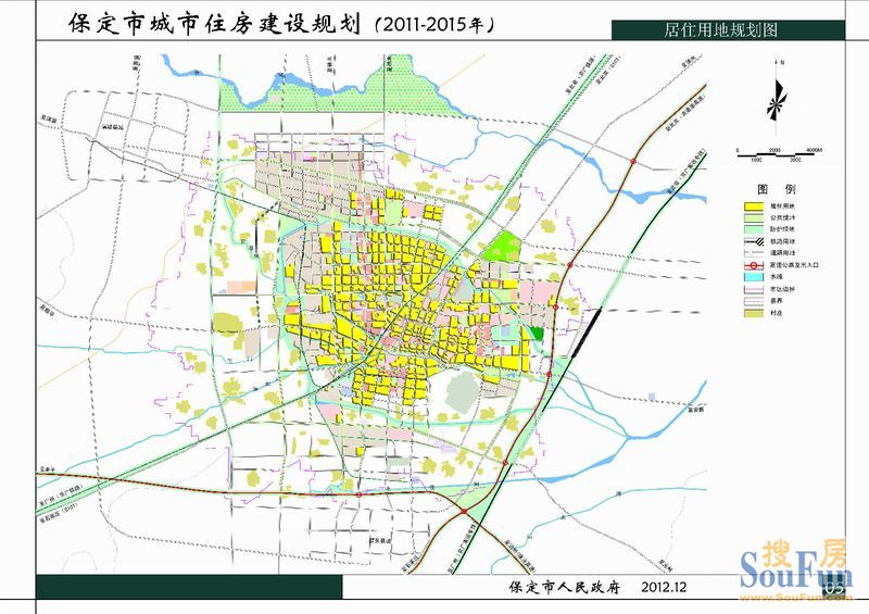 【高清组图】保定未来五年详细规划图纸大放送 看城市