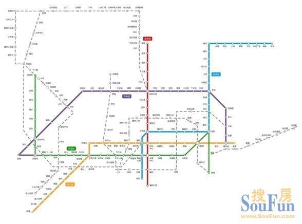 深圳最新地铁规划图,8号地铁线有盼头!