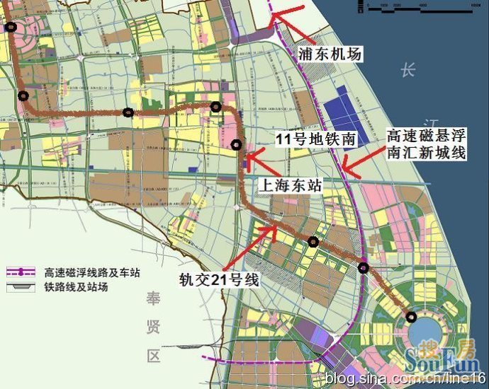 沪杭高速磁悬浮应从"浦东国际机场"延伸至临港"上海自贸区总部"
