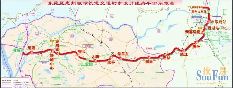 莞惠城轨惠州有7个站点 看小金口段最近工程进度   