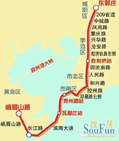 青岛地铁1号线跨海段今环评公示,长约3.3公里!