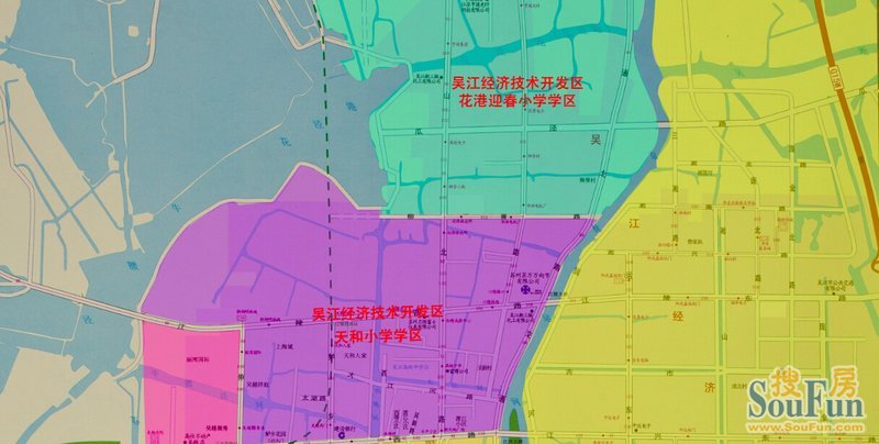 2014秋季吴江城区中小学学区出炉 卓锦属于哪个学区你