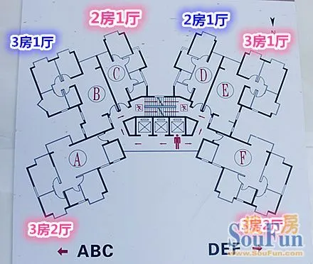 [丫丫逛公租房]对于深康村50平米的2房1厅户型真心想吐槽!