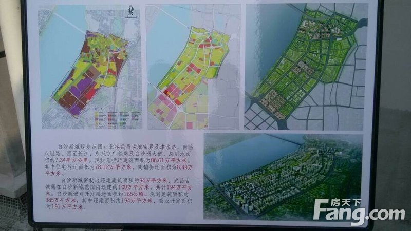 白沙洲新城总体规划图