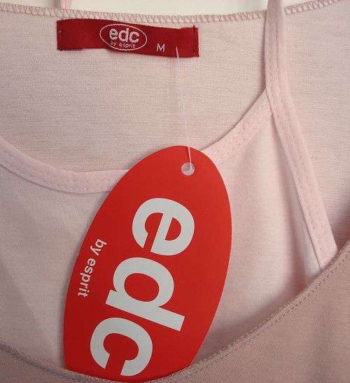 原单EDC圆领长袖吊脖T恤\/很女人的粉色成分: