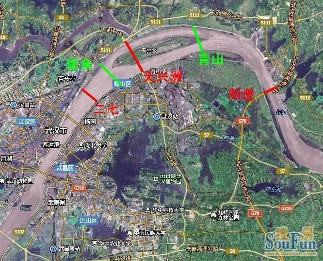 【楼市地图】大武汉规划解读第3篇--环线、高