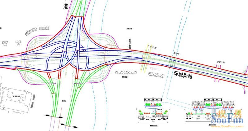 商州环城南路规划图图片