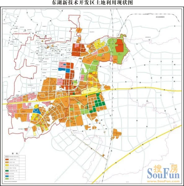 在武漢東湖,南湖和湯遜湖之間,東起武漢三環線,西至民院路,北接東湖