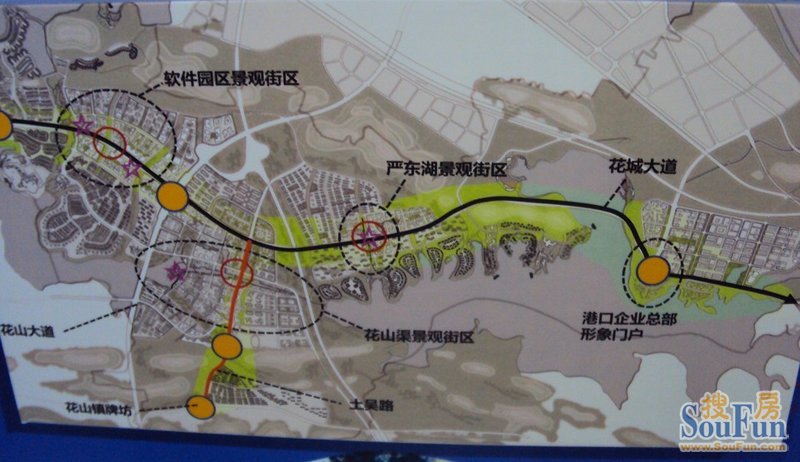 武汉严西湖环湖路规划图片