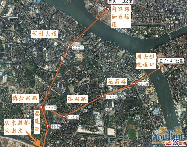 广州如意坊大桥规划图图片