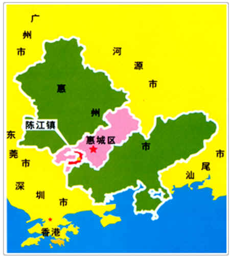 惠州陈江地图图片